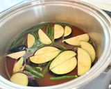 トマト🍅と夏野菜のワンパン❣️サンラータン煮麺作り方3写真