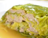 春キャベツと挽肉の重ね蒸し煮☆作り方4写真