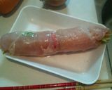 鶏肉の野菜巻き作り方4写真