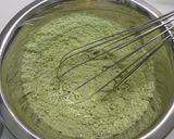 抹茶と大納言のホットケーキ。作り方1写真