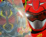 キャラ弁ゴーバスターズ:-)作り方1写真