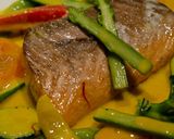 サーモンと彩り野菜のクリームソース煮込み作り方9写真