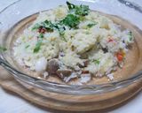 冷ご飯で簡単☆キノコの焼きリゾット作り方6写真