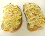 クセになる味☆ポテチトースト♪作り方2写真