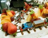 クリスマス★節約簡単トーマスキャラケーキ作り方14写真