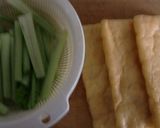かぶの茎＆あぶら揚げの甘みそマヨ味作り方2写真