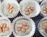 ♬茹でピーナッツのごまマフィン♬作り方2写真