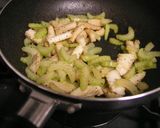 イカとセロリの炒め物作り方4写真