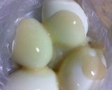 超簡単...塩麹で...味付茹でたまご作り方3写真