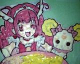 プリキュア♡デコチョコケーキ♡誕生日作り方5写真