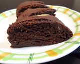 豆腐で♫濃厚チョコばななケーキ作り方7写真