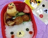 ☆キャラ弁☆簡単リラックマ＆キイロイトリ作り方2写真