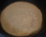 豆苗としめじベーコンの目玉ガレット作り方7写真