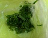 お一人様☆夏の!大葉＆鶏肉ワンタン!作り方1写真