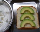 アボガド♪生クリームトースト☆作り方1写真