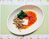 簡単ランチ！法蓮草クリチのアラビアータ作り方1写真