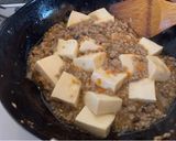 絹ごしでも麻婆豆腐(取り分けメニュー)作り方7写真