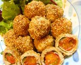 ミニトマトのごま肉巻き作り方5写真