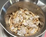 そうめんアレンジ♪里芋ときのこのチーズリゾット風作り方4写真