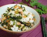 みんな唸る!春菊まぜご飯 :)作り方6写真