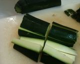 ズッキーニの牡蠣醤油炒め作り方1写真