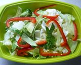ラーメンの粉末スープで野菜蒸し作り方2写真