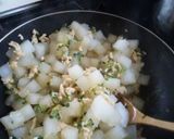 コロコロ大根の鶏そぼろ煮作り方5写真