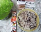 ベビーチーズで★雑穀ご飯のＢＬＣおにぎり作り方1写真