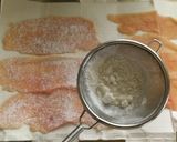 簡単ﾍﾙｼｰ☆鳥むね肉のウマ肉巻き節約作り方5写真