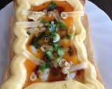 オーブンで簡単朝食☆お好み焼き風トースト作り方7写真