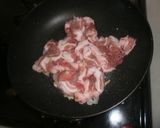 ✿空芯菜と豚肉の炒め物✿作り方1写真