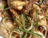 つるつる鶏肉とくるみ味噌作り方9写真
