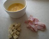 カルボナーラ風*おにぎり作り方1写真