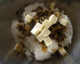 辛子高菜とチーズのおにぎり作り方2写真