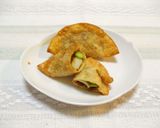 里芋でカレー味の揚げ餃子作り方7写真