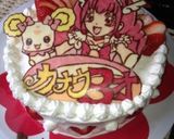 プリキュア♡デコチョコケーキ♡誕生日作り方12写真