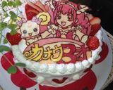 プリキュア♡デコチョコケーキ♡誕生日作り方13写真