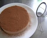 チョコレートのレアチーズケーキ作り方7写真