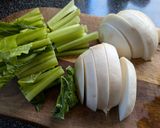 蕪が安い時に美味しい蕪ステーキ作り方1写真