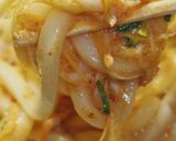 かけうどんに飽きたら豆乳で担々麺風うどん作り方12写真