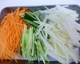 韓国風野菜たっぷり❤サーモンサラダ作り方1写真