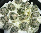 塩麹でニラ肉だんご蒸し作り方5写真