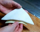 はんぺんの挽き肉チーズはさみ焼き作り方4写真
