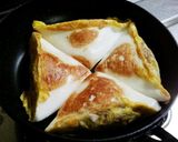 はんぺんの挽き肉チーズはさみ焼き作り方10写真