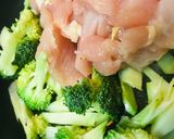 鶏肉とブロッコリーのミルク＆チーズ炒め作り方2写真