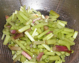 今が旬　蕗の佃煮＊ニンニク風味の伽羅蕗作り方3写真