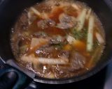 麻婆豆腐の素で、筍と小ネギを味つけ作り方4写真