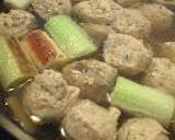 鶏海老団子と白菜の豆乳スープ鍋作り方7写真