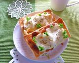 リメイク⋆ハヤシライスソースでトースト作り方6写真