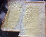 白チョコ×粉チーズ×ゴマのトースト作り方1写真